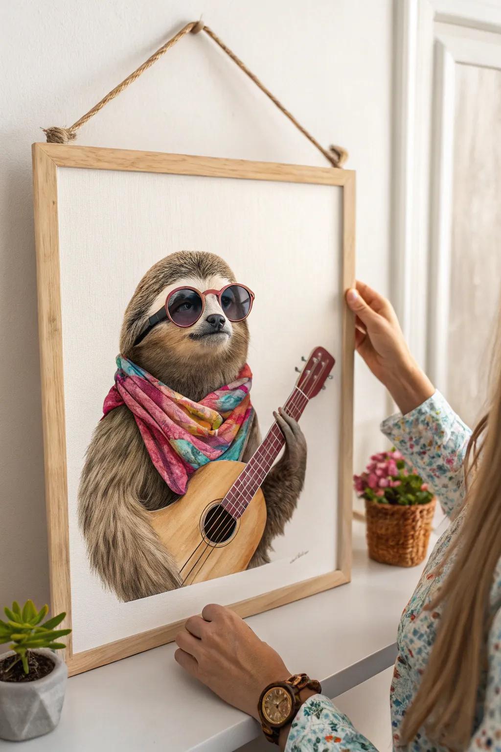 Rock 'n' Roll Sloth: Where the wild meets the whimsical!