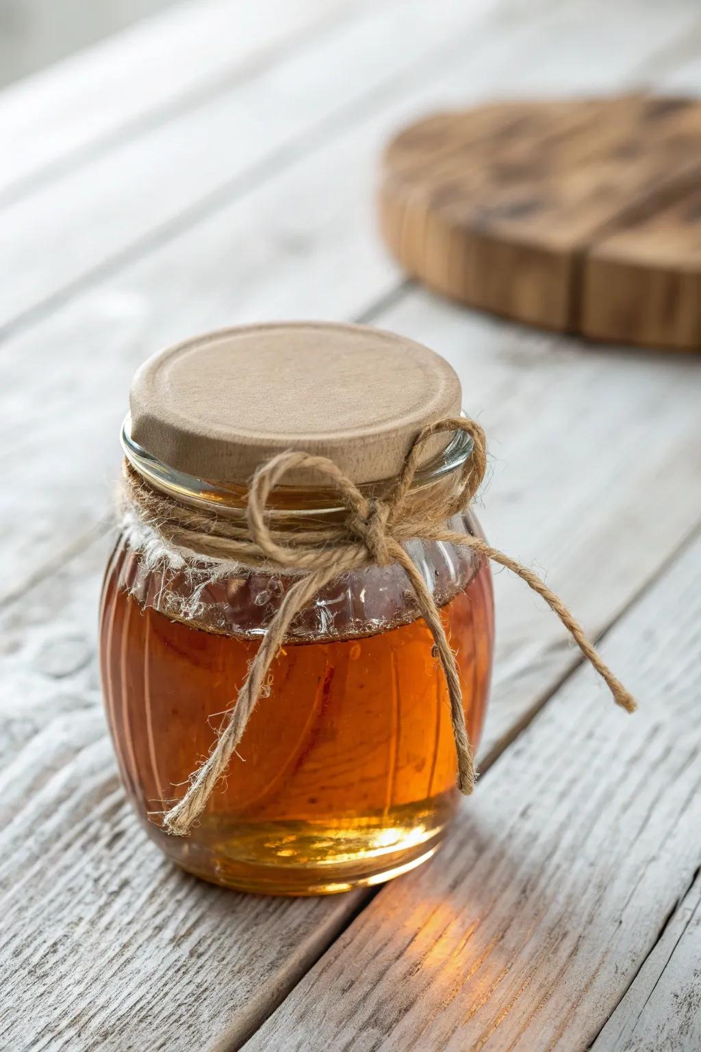 Transform your honey jars into sustainable treasures—perfect as vases or spice holders. #EcoChic #SustainableStyle