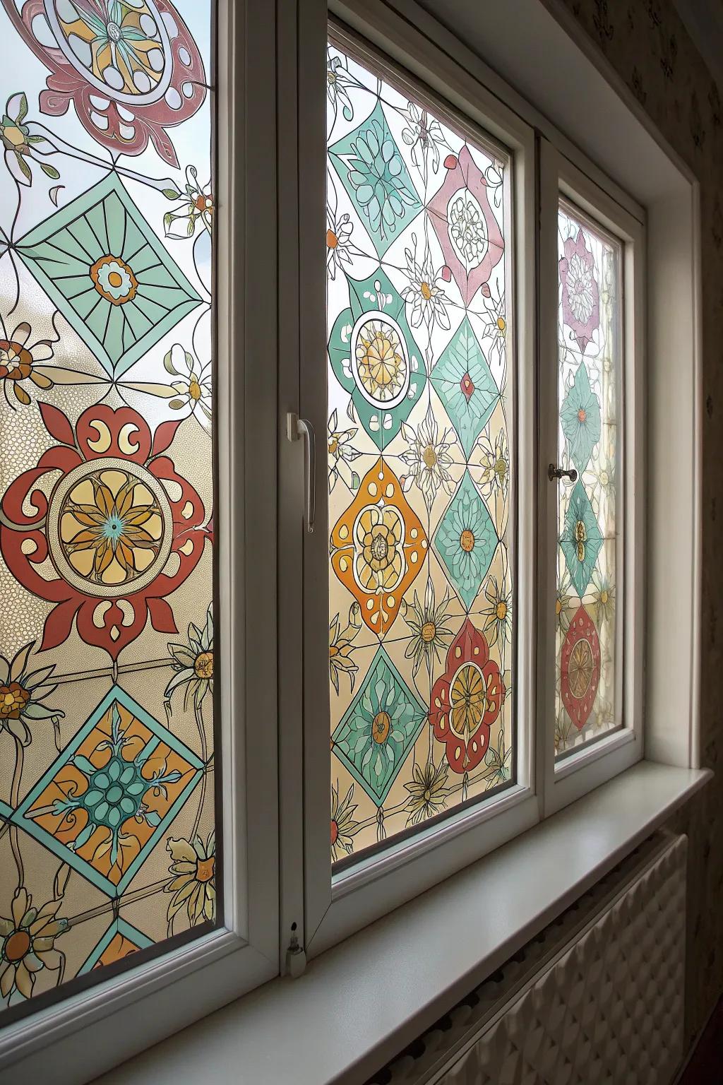 Elevate your space with decorative privacy film - a perfect blend of functionality and style.