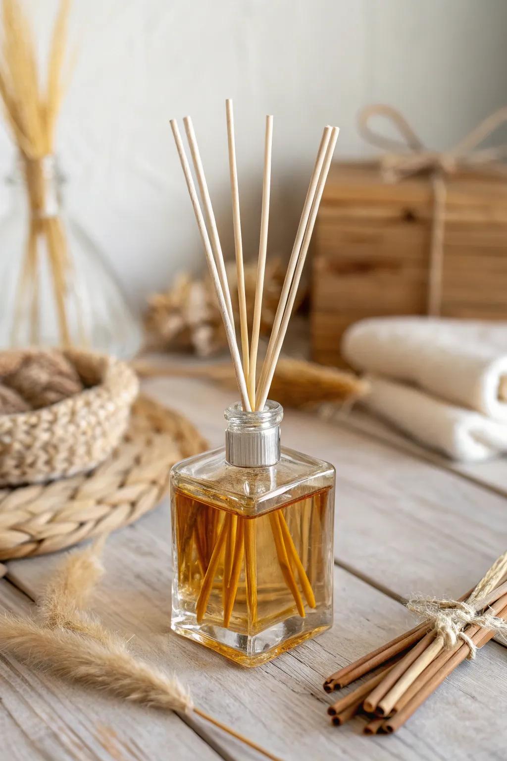 Transform your space with this chic DIY oil diffuser—where sustainability meets style.