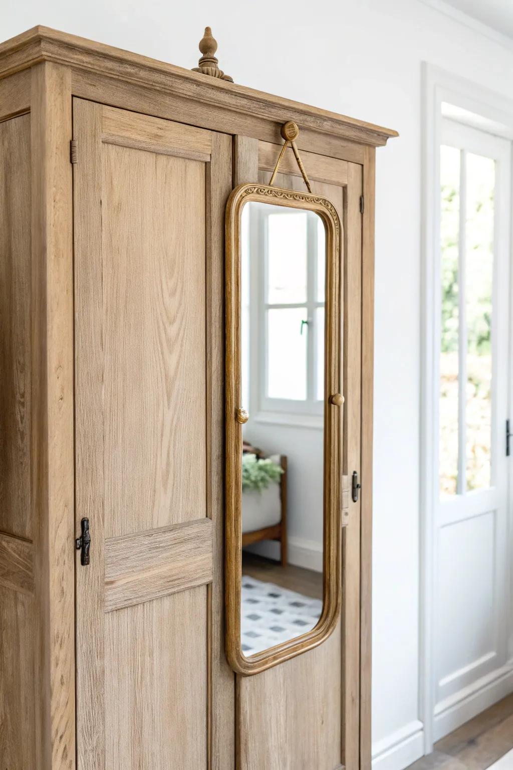 Brighten and expand your space with a touch of minimalist elegance. #SmallSpaceSolutions #ScandiBohoCharm
