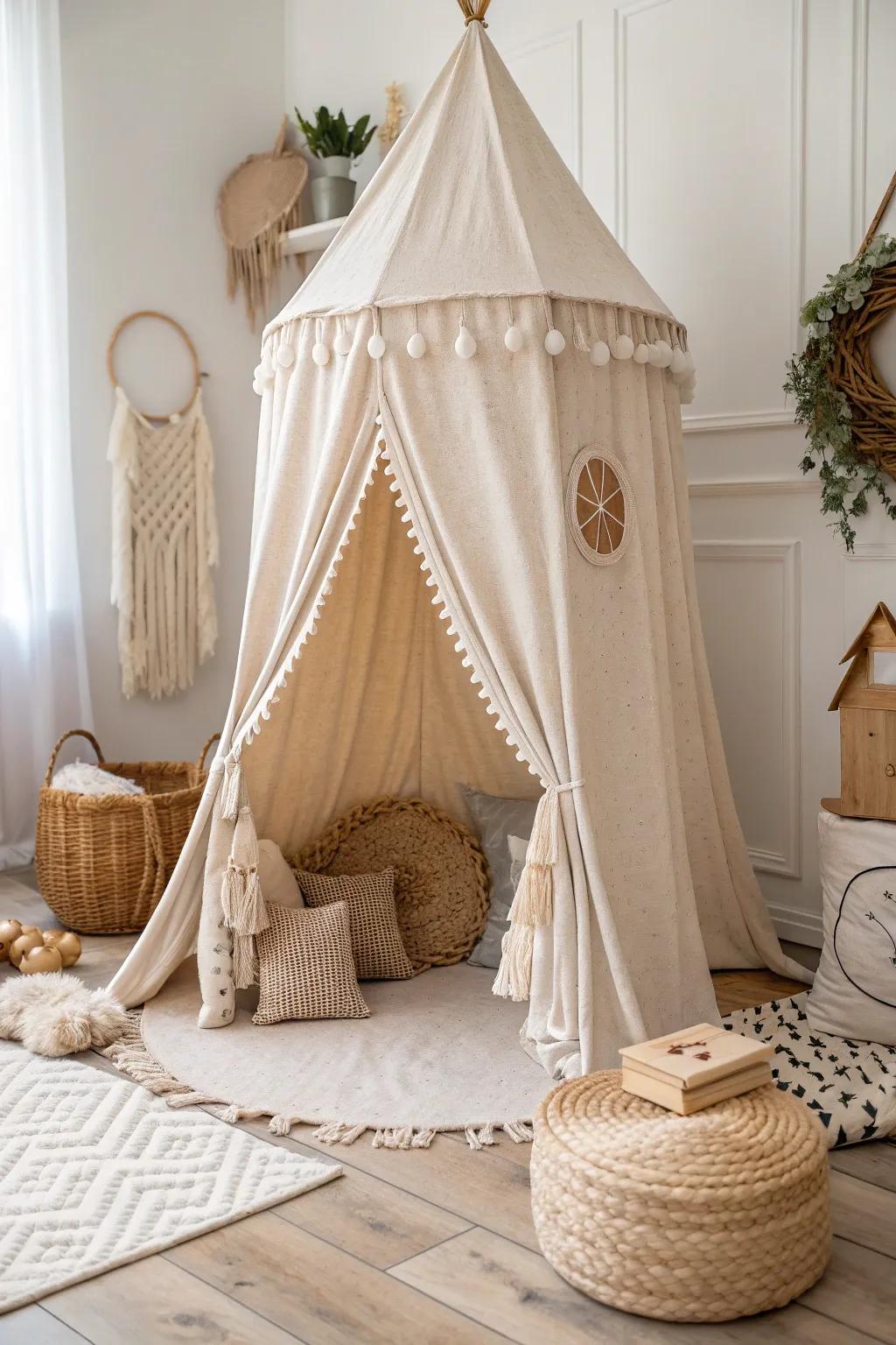 Step into a world of imagination with this beautifully crafted Fantasy Fort, perfect for little adventurers!