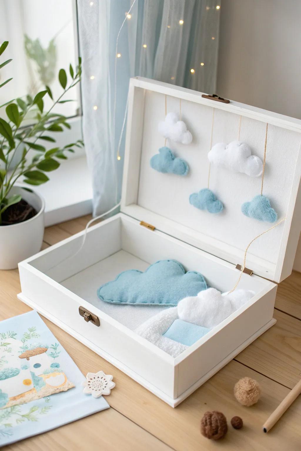 Dreamy Cloudscape: Elevate your diorama with these serene cotton clouds for a touch of natural beauty.