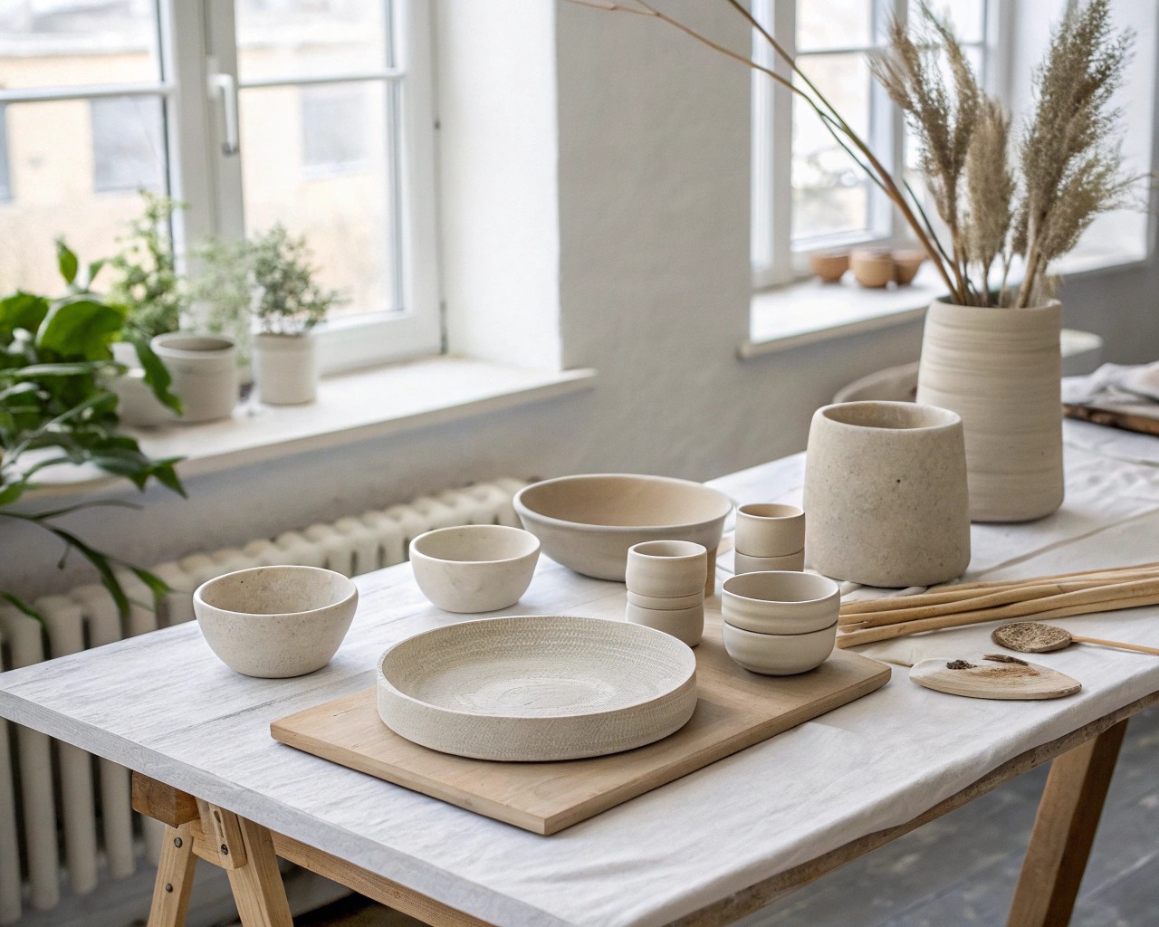 Gathering the right tools and materials is key to crafting beautiful air-dry clay candle holders.