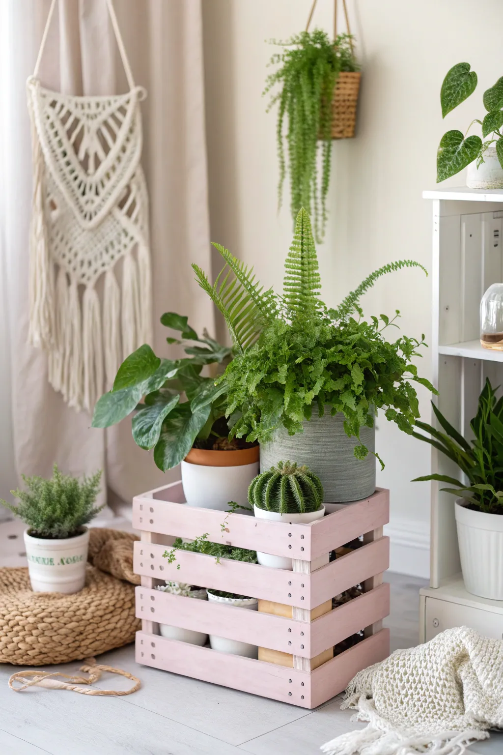 18+ Creative Milk Crate Garden Ideas