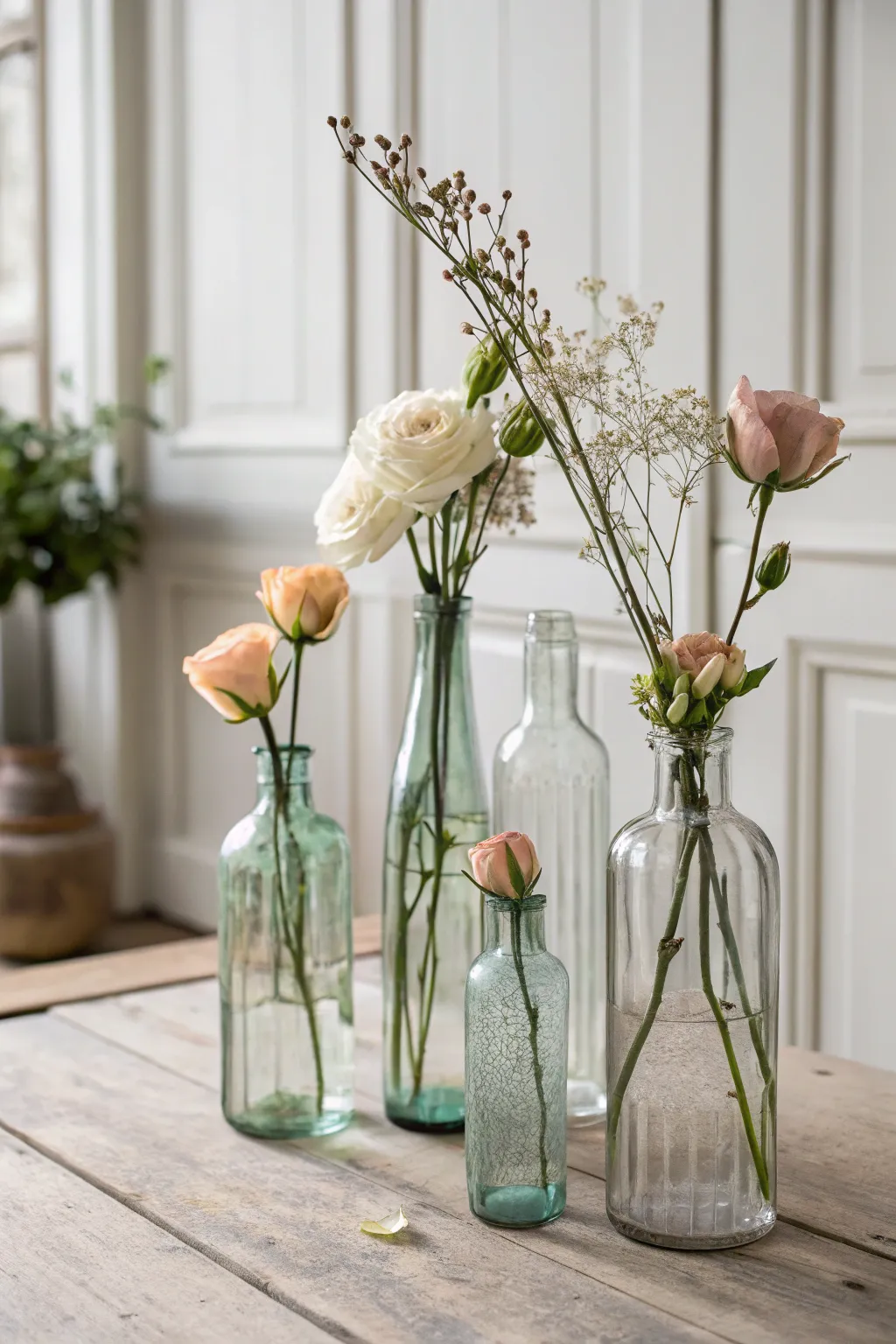 15+ Creative Glass Bottle Ideas for Your Home