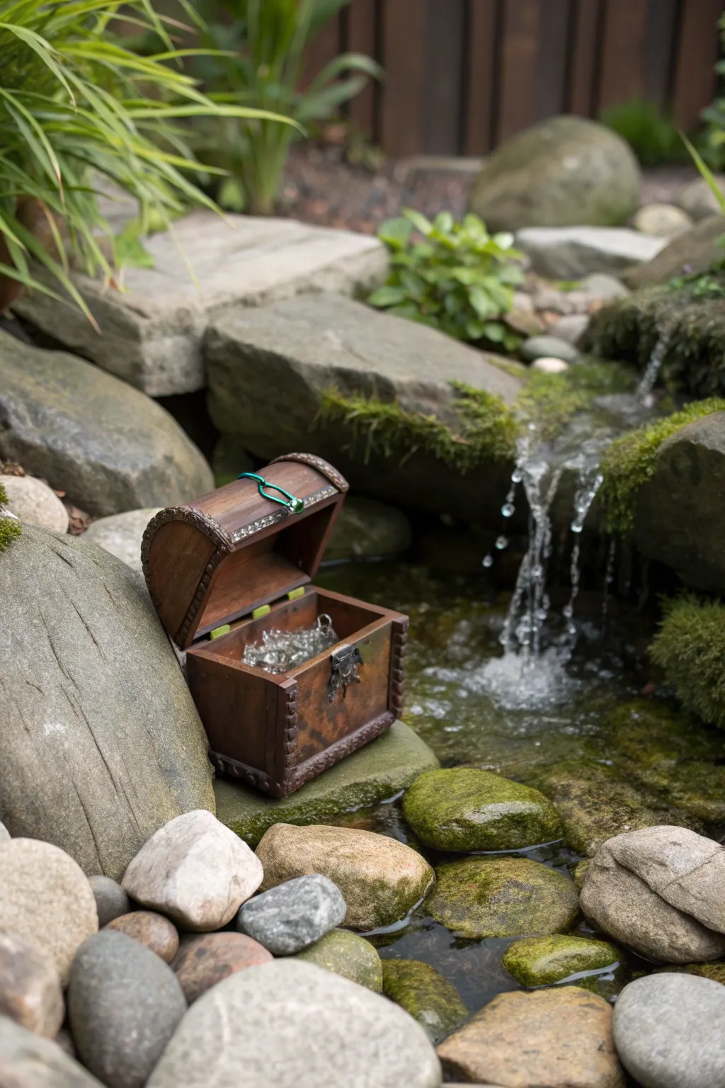 17+ Inspiring Small Corner Waterfall Pond Ideas