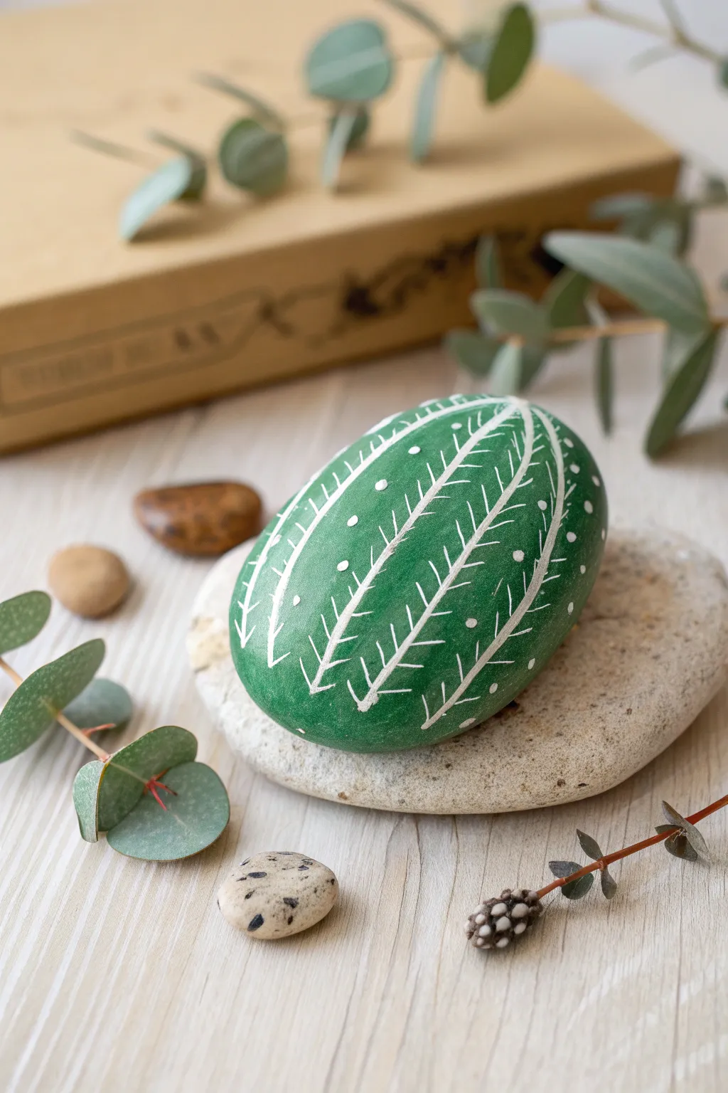 18+ Creative Cactus Rock Painting Ideas