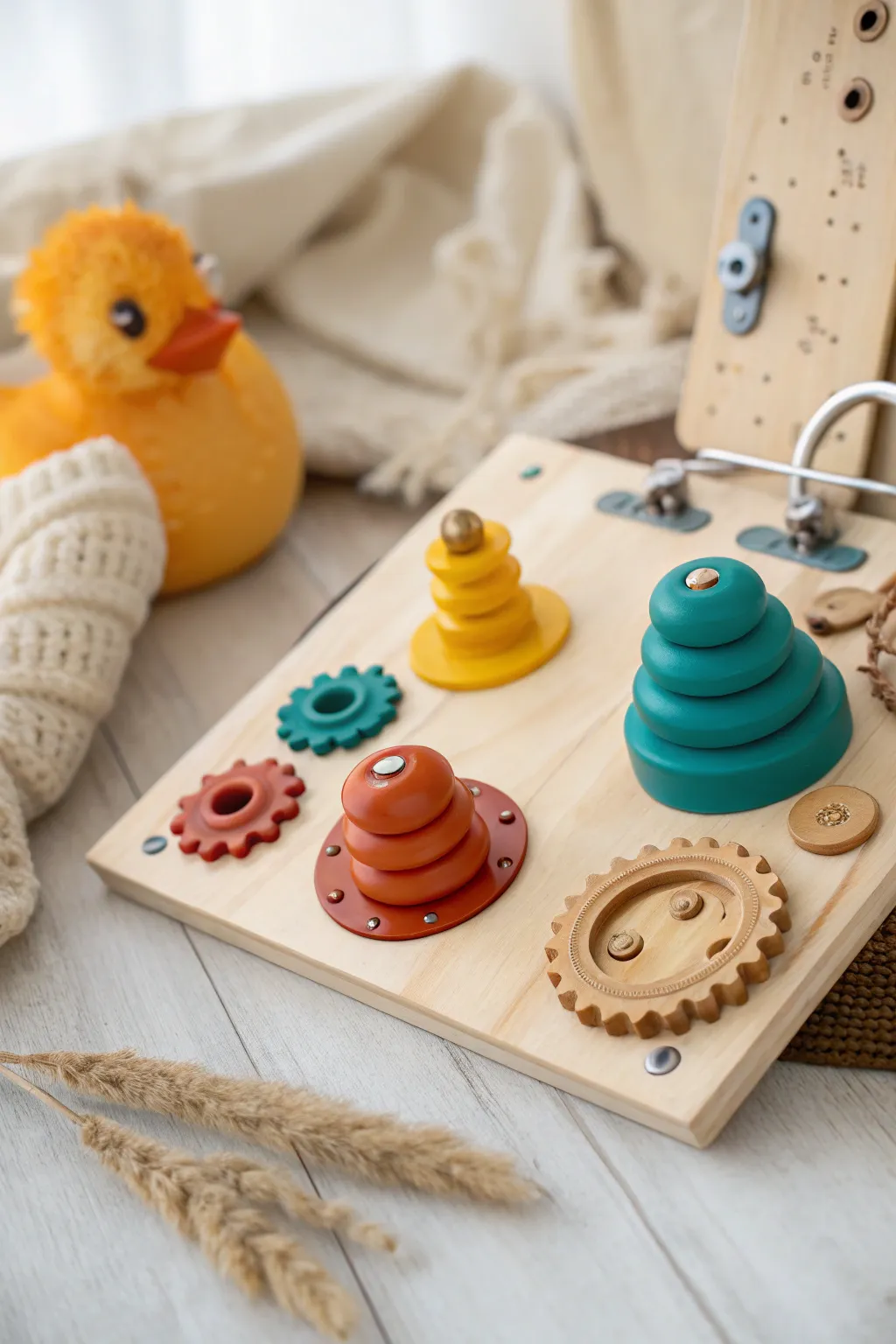 19+ Creative DIY Toddler Busy Board Ideas