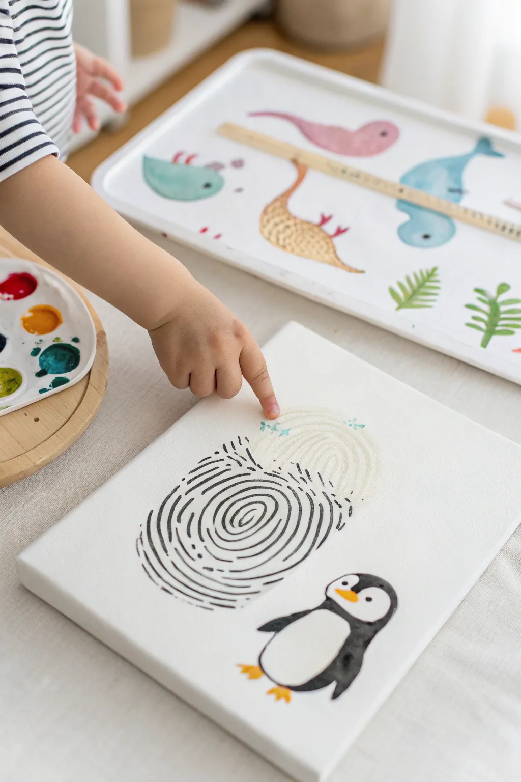 17+ Creative Finger Paint Ideas for Toddlers