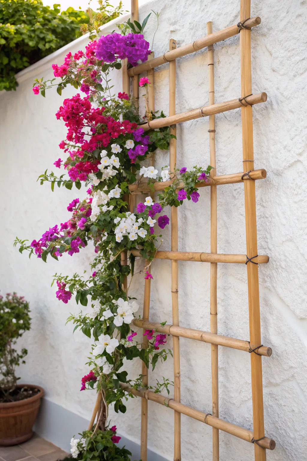 17+ Inspiring Bamboo Trellis DIY Ideas