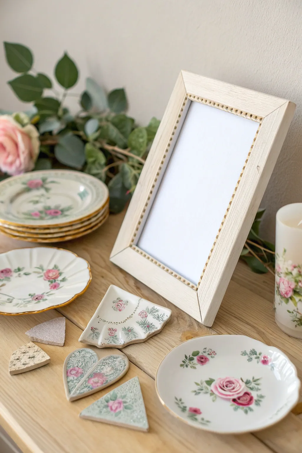 17+ Creative Broken Plate Art Ideas