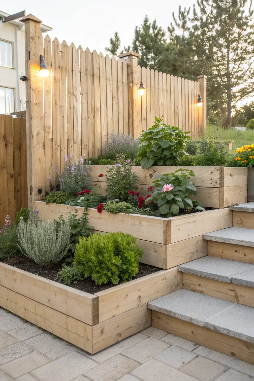 15+ Inspiring Raised Garden with Fence Ideas