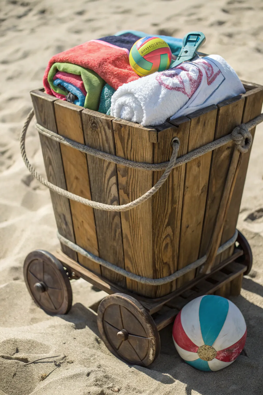 15+ Creative Homemade Beach Cart Ideas