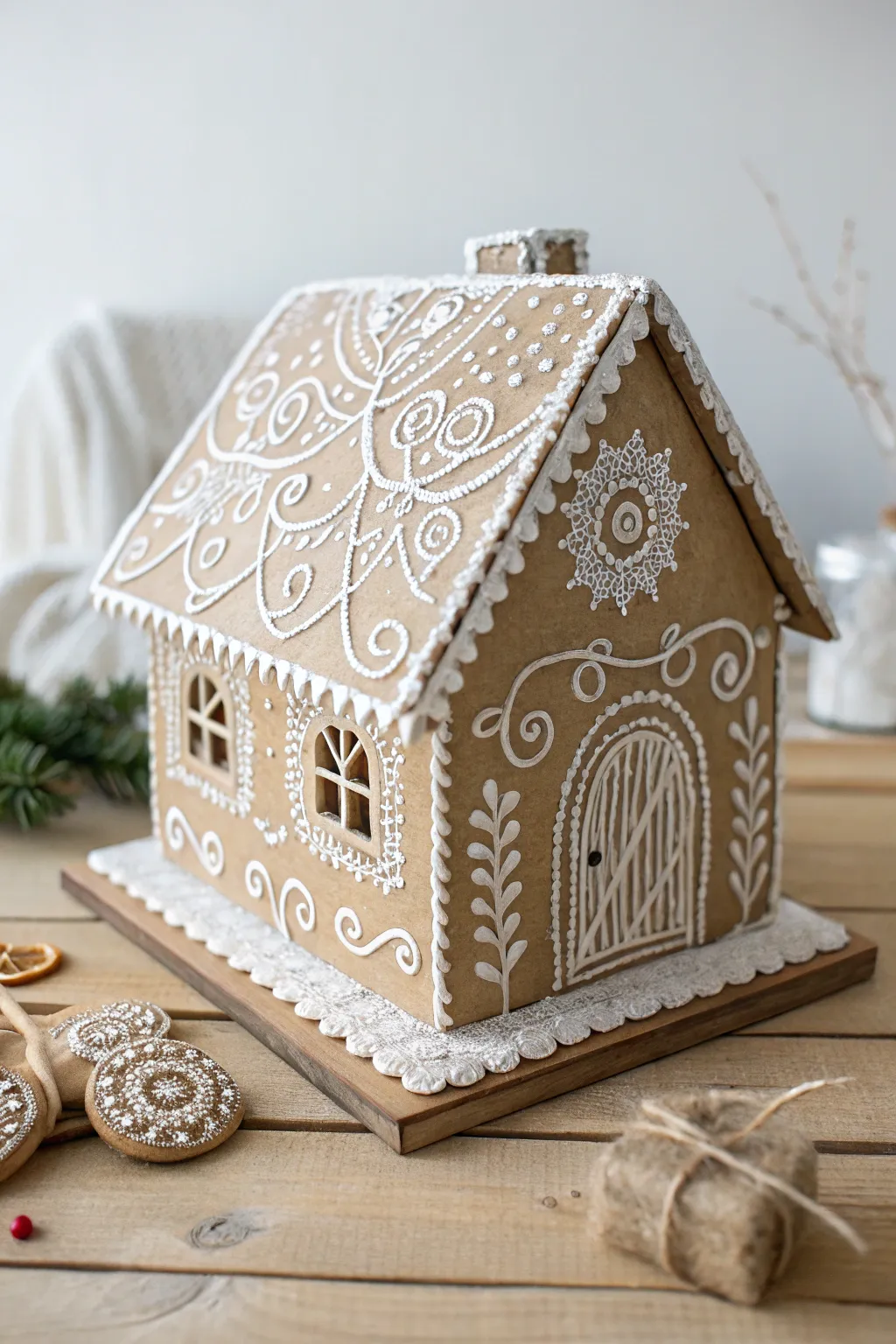 17+ Creative Cardboard Gingerbread House Ideas