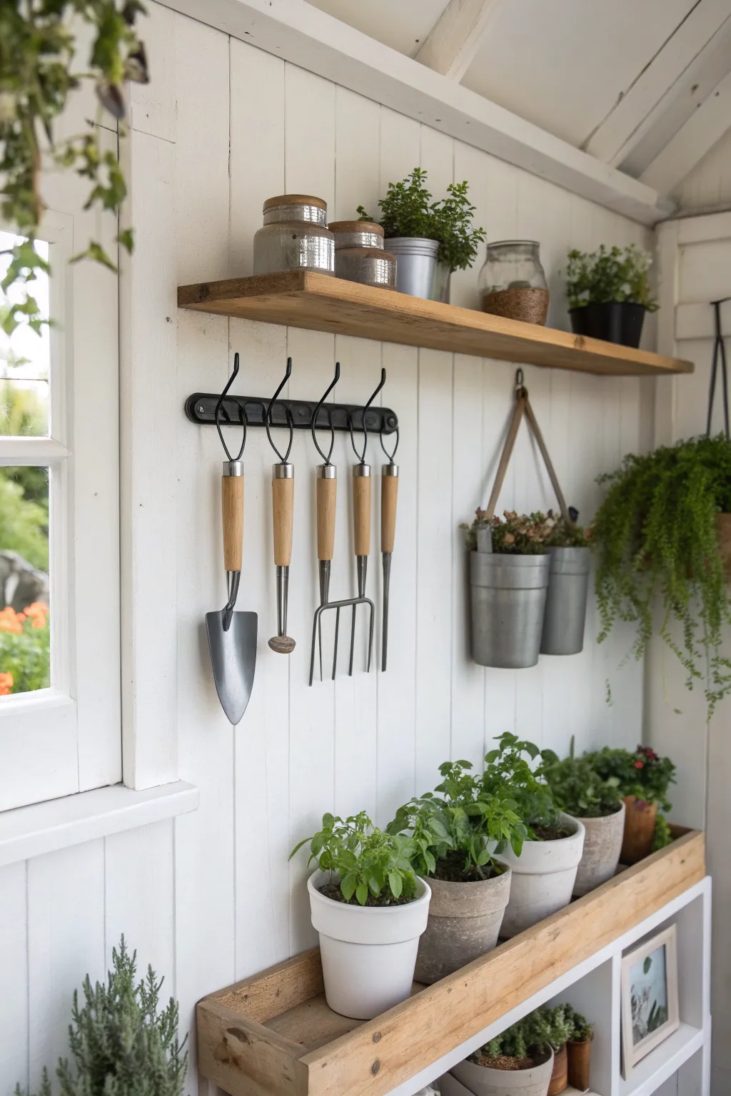 16+ Clever Potting Shed Storage Ideas