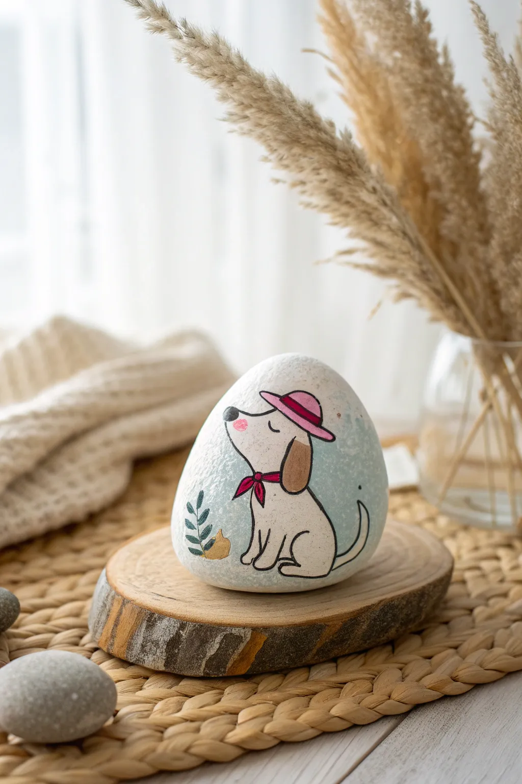 20+ Fun Dog Rock Painting Ideas for Beginners