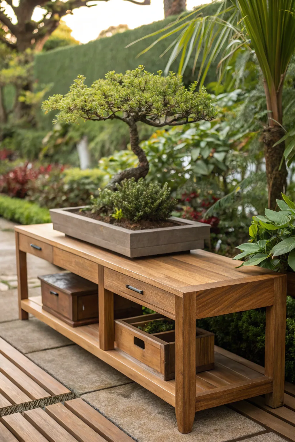 19+ Creative Bonsai Bench Ideas for Your Space