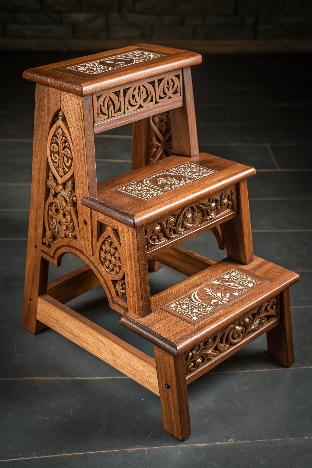 15+ Inspiring Wooden Step Stool Ideas