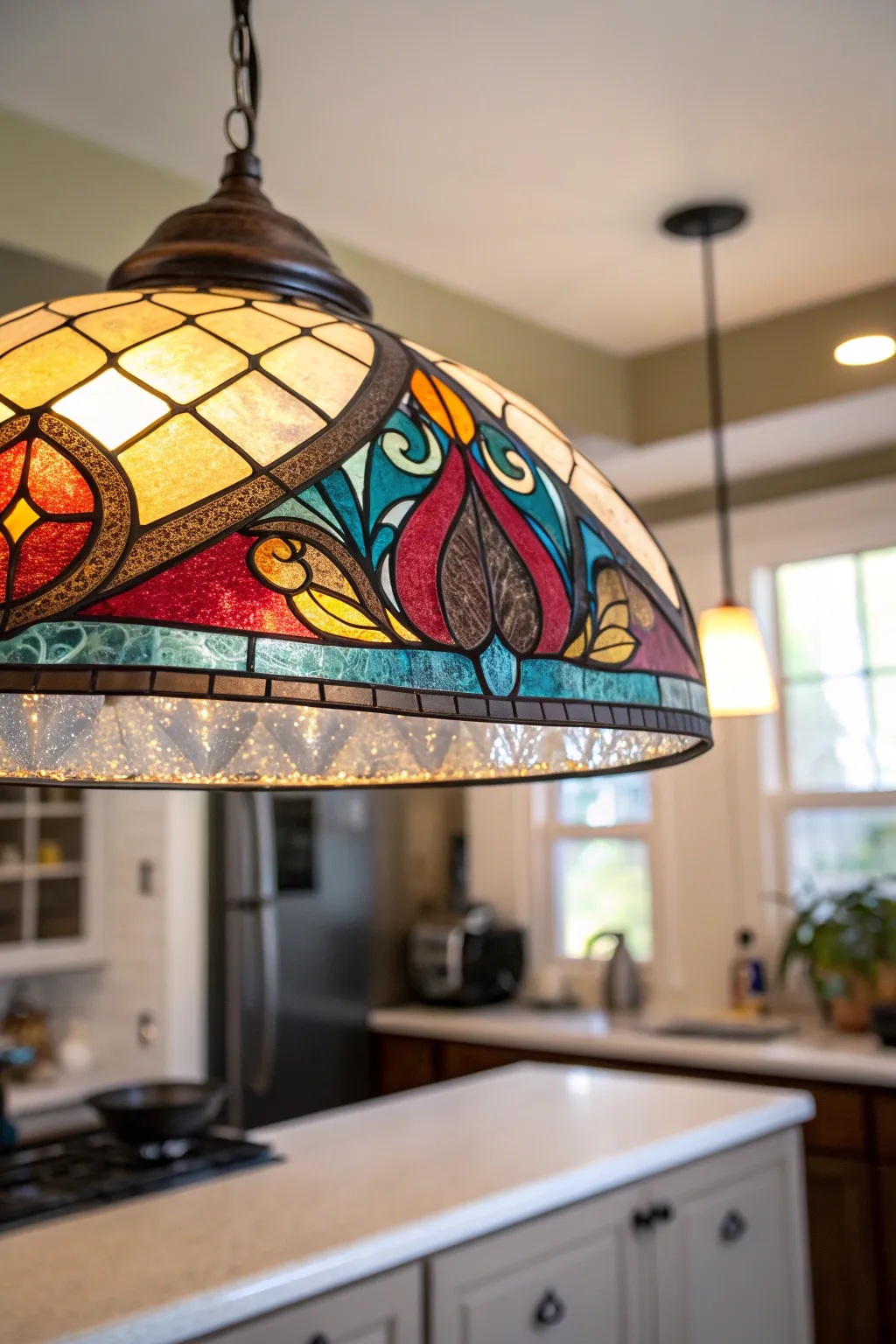 19+ Creative DIY Fluorescent Light Cover Ideas