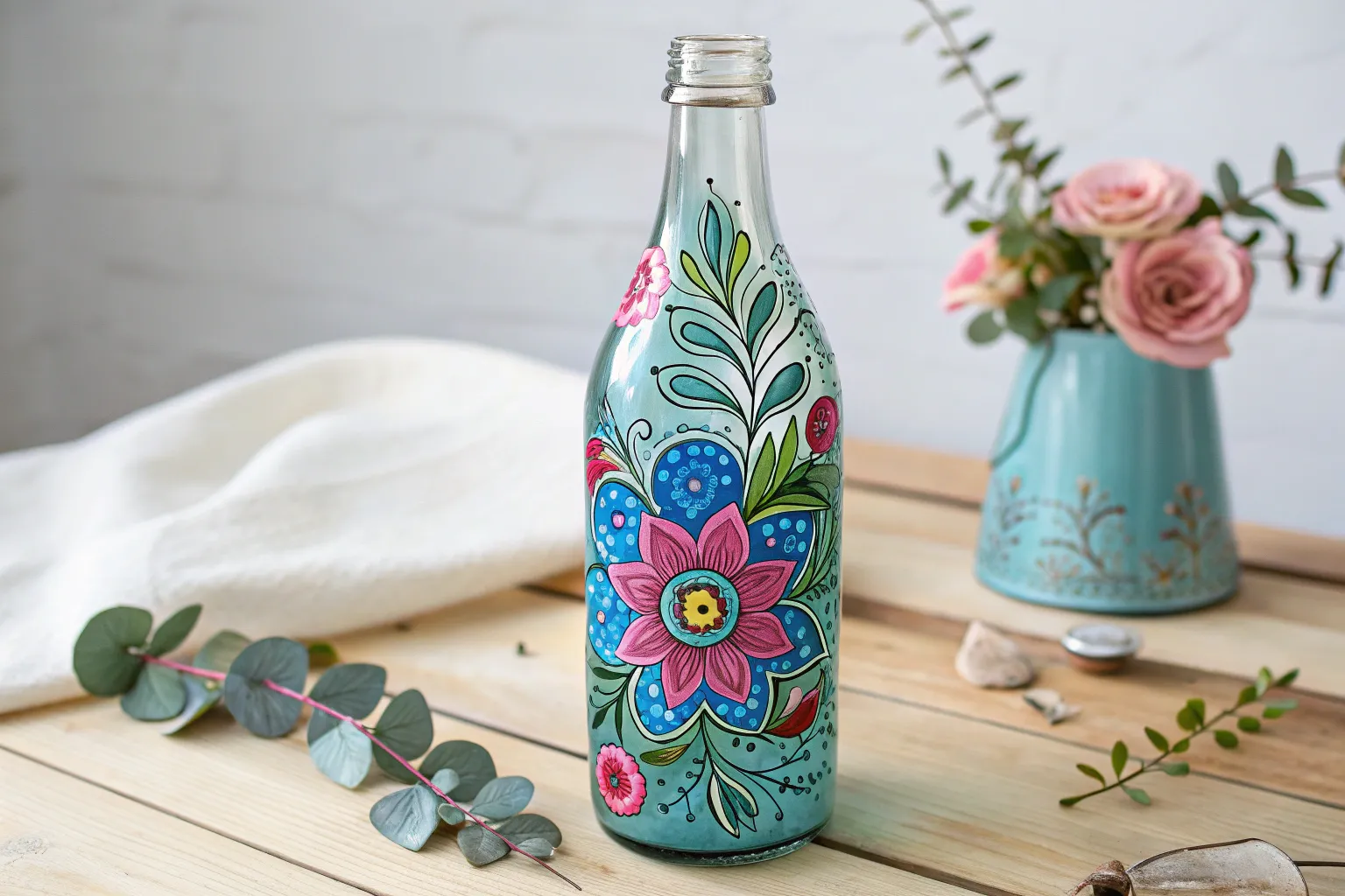 19+ Inspiring Bottle Painting Ideas for Your Home