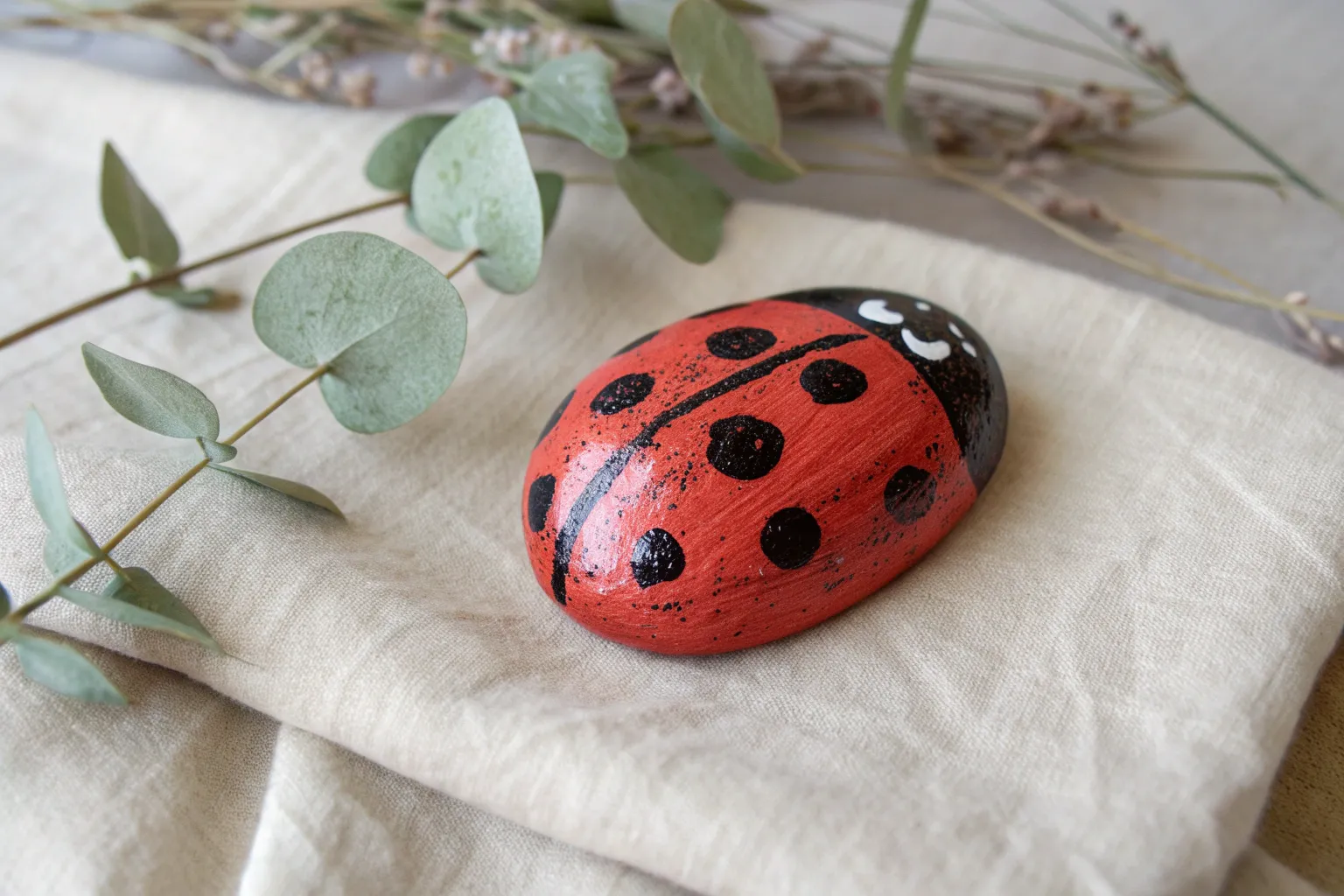 16+ Fun Bug Painted Rocks Ideas for Your Garden