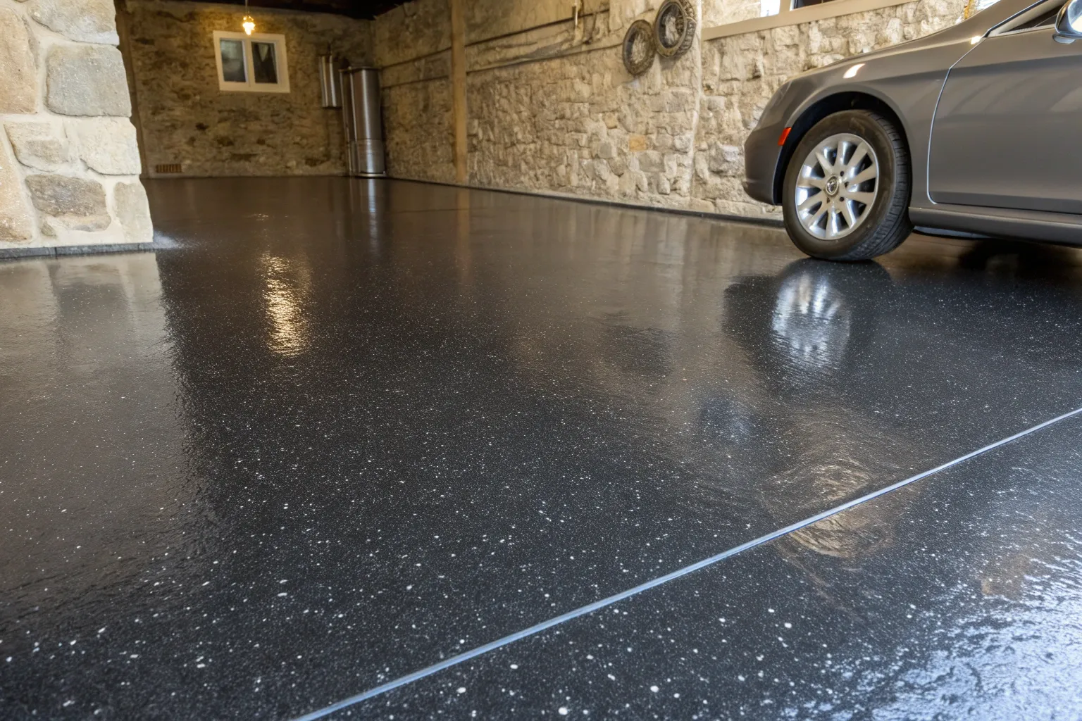 17+ Creative Garage Floor Painting Ideas