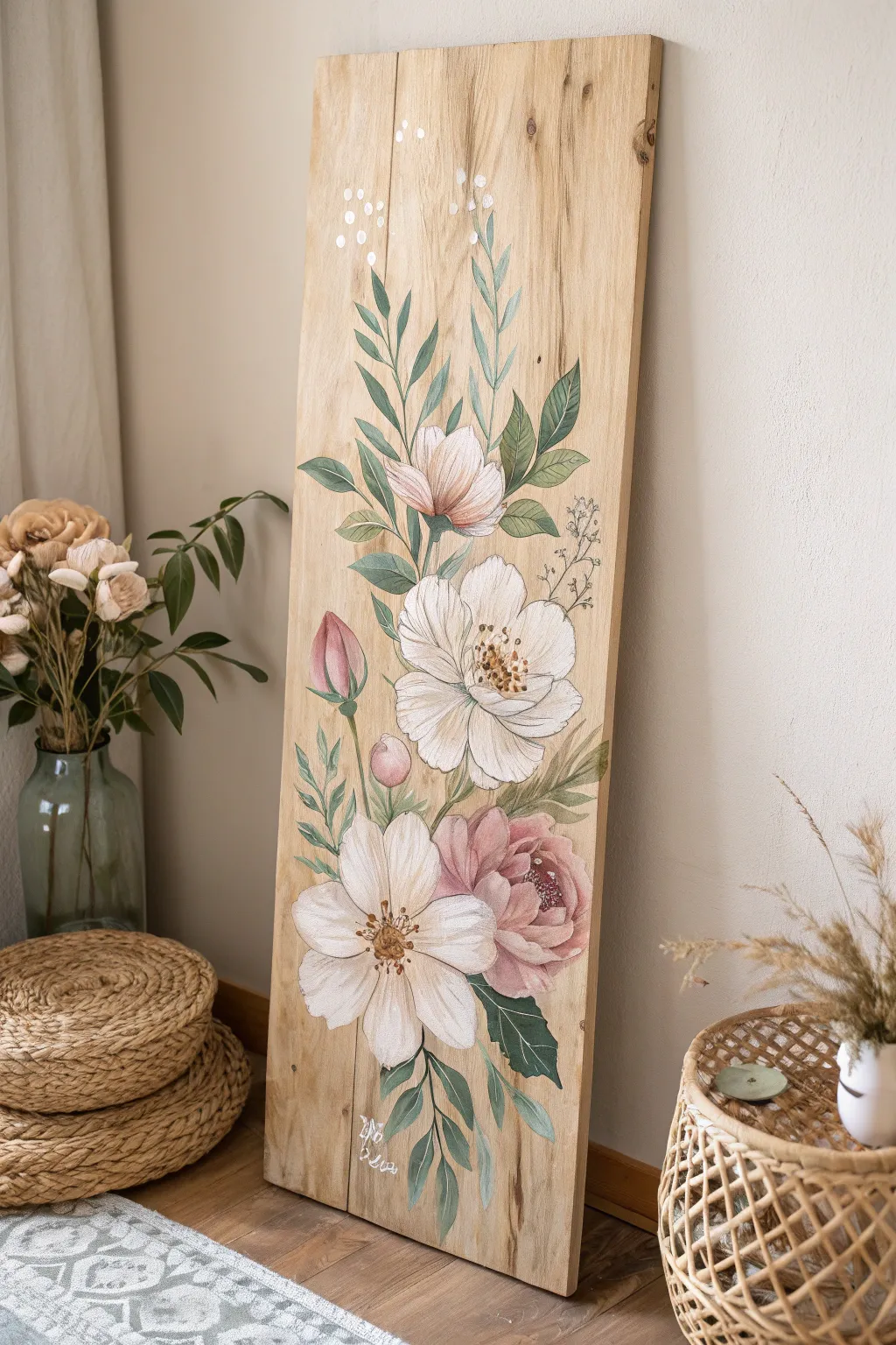 20+ Creative Painting Ideas for Wooden Boards
