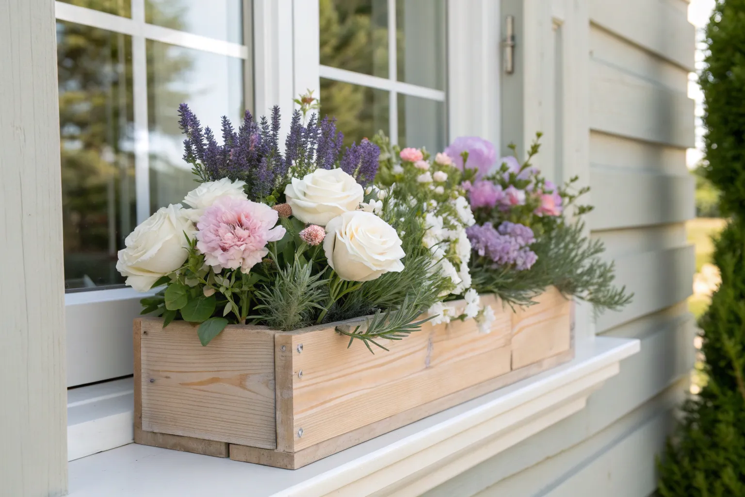 17+ Creative Window Flower Box DIY Ideas