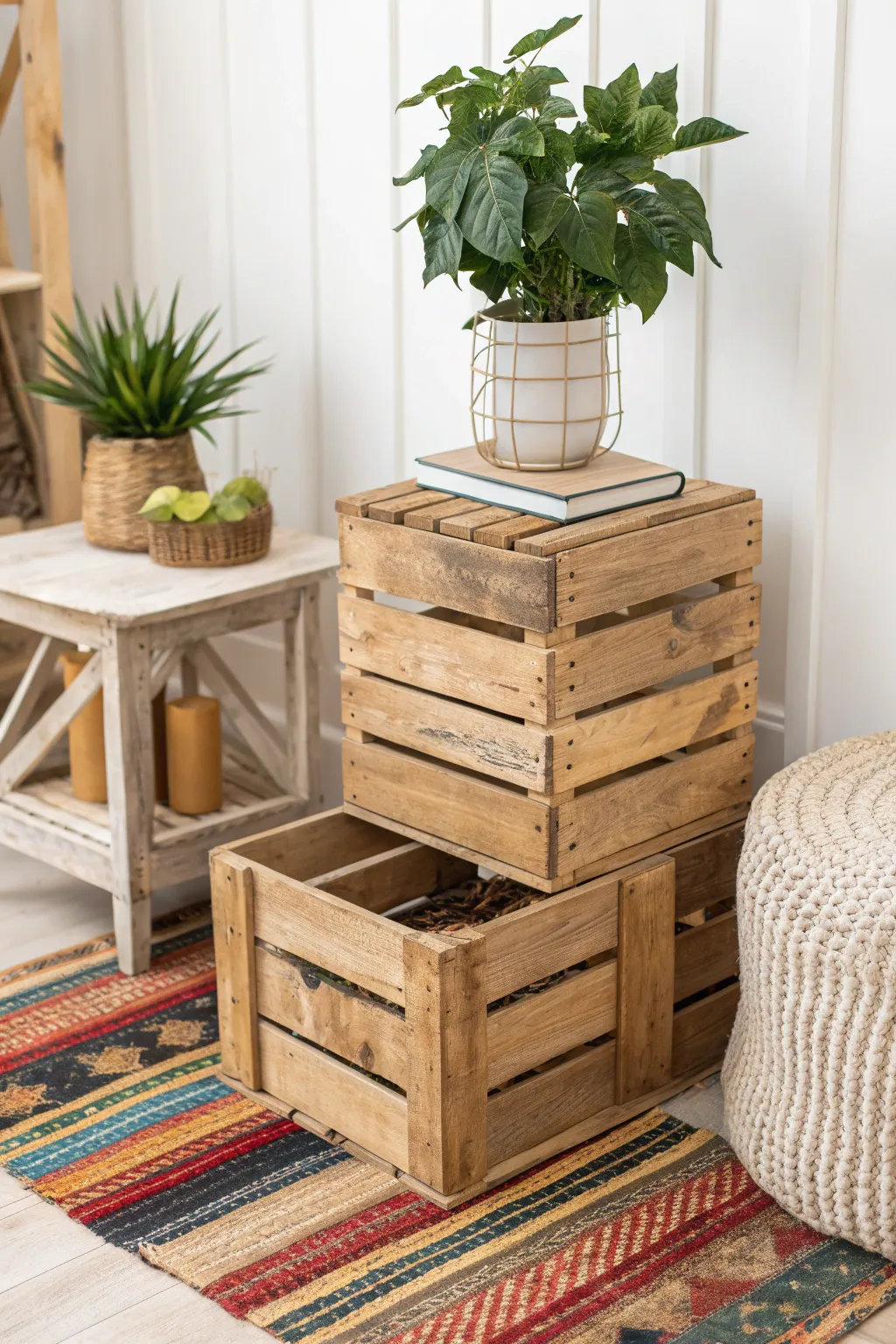 15+ Creative Upcycle Side Table Ideas
